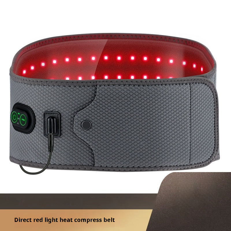Electric Red Light Waist Supporter Beads Hot Compress Physical Therapy Belt - EZIMO.store